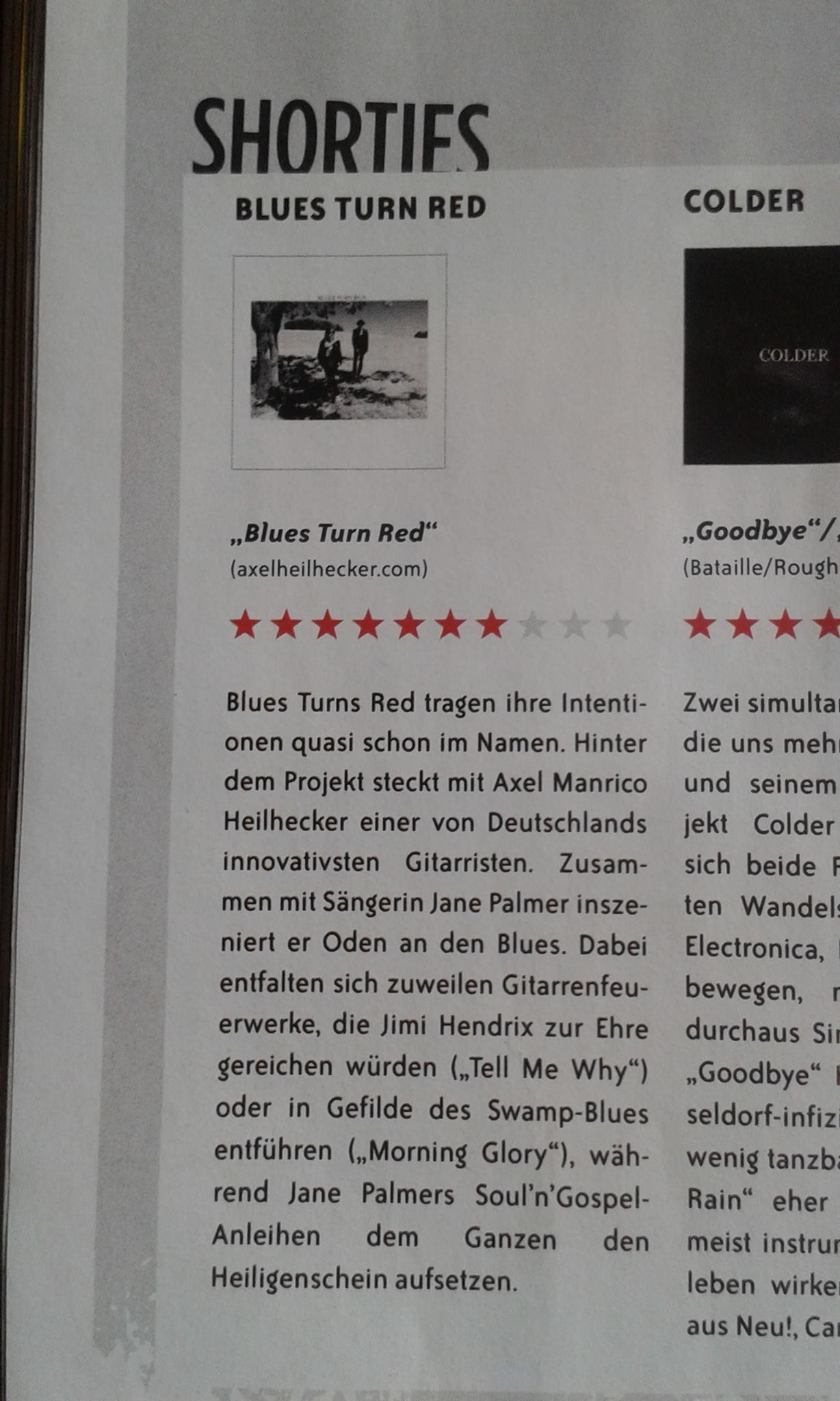 Eclipsed Magazine Review - Blues Turn Red